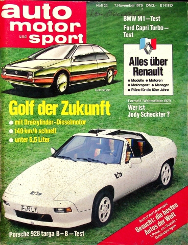 Deckblatt Auto Motor und Sport (23/1979)